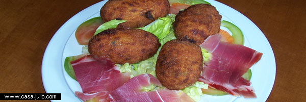 Croquetas Gastronomía de La Alpujarra