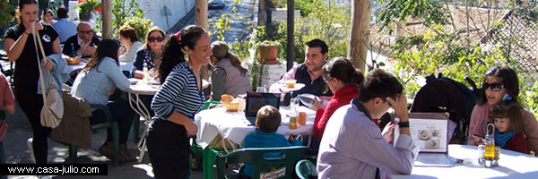 Terraza restaurante Casa Julio